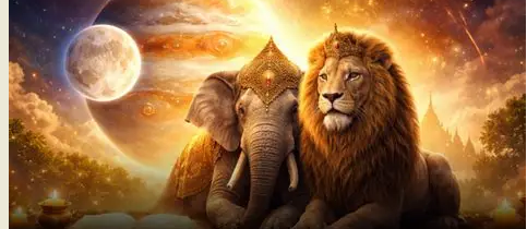 गुरु और चंद्रमा की युति का ज्योतिषीय चित्र