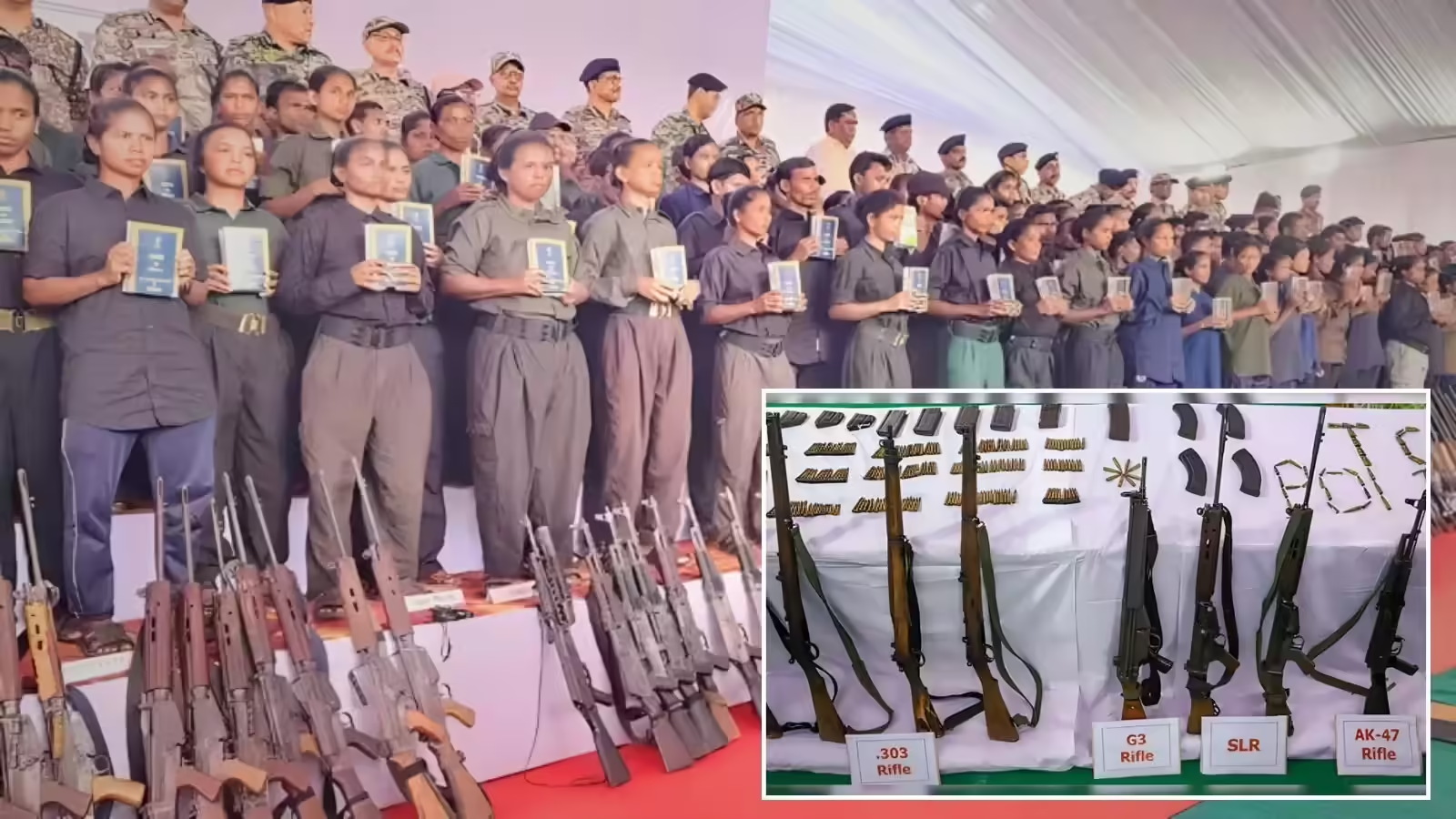 माओवादियों के आत्मसमर्पण में बढ़ोतरी