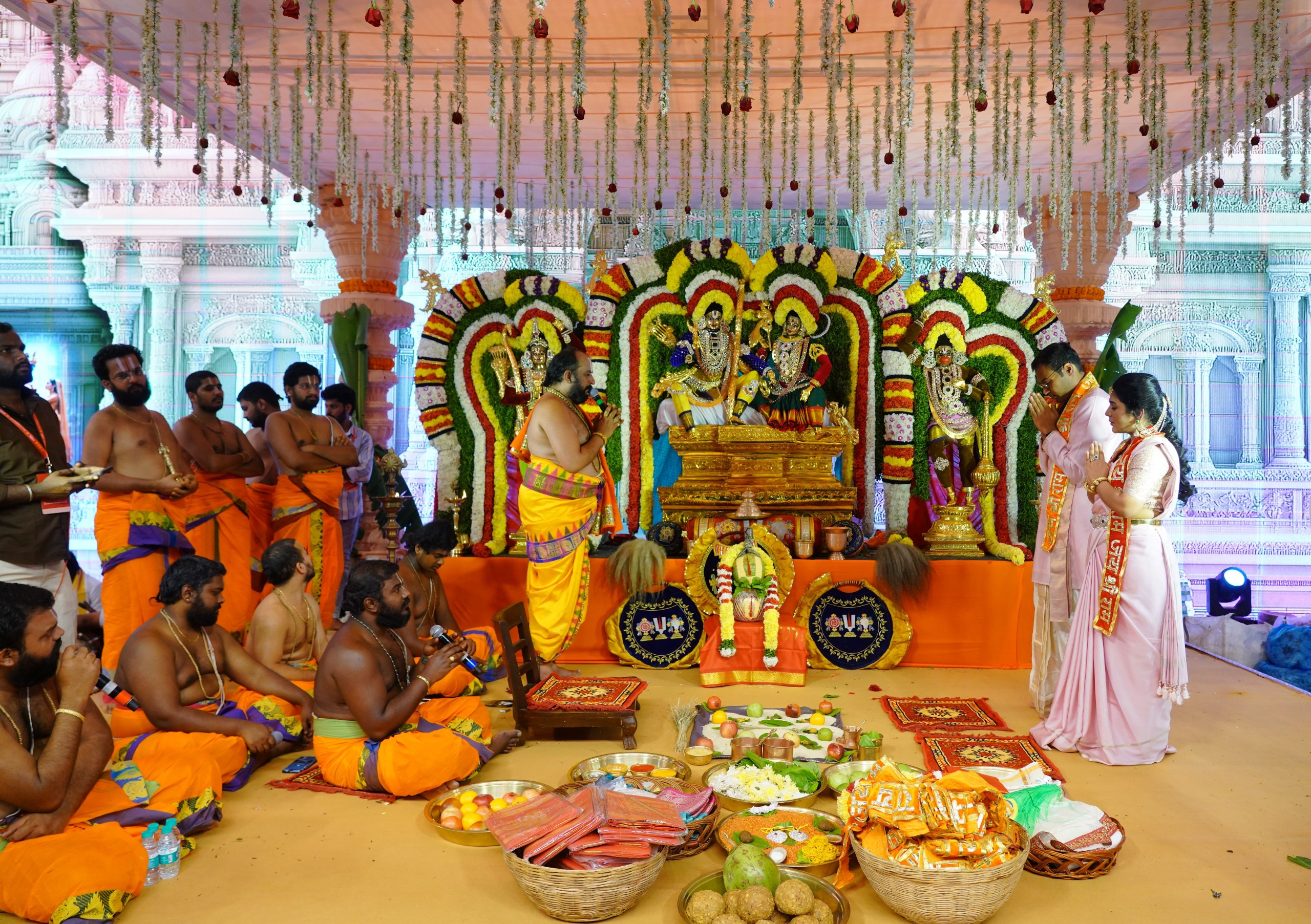 श्रीराम नवमी कल्याण महोत्सव का भव्य दृश्य