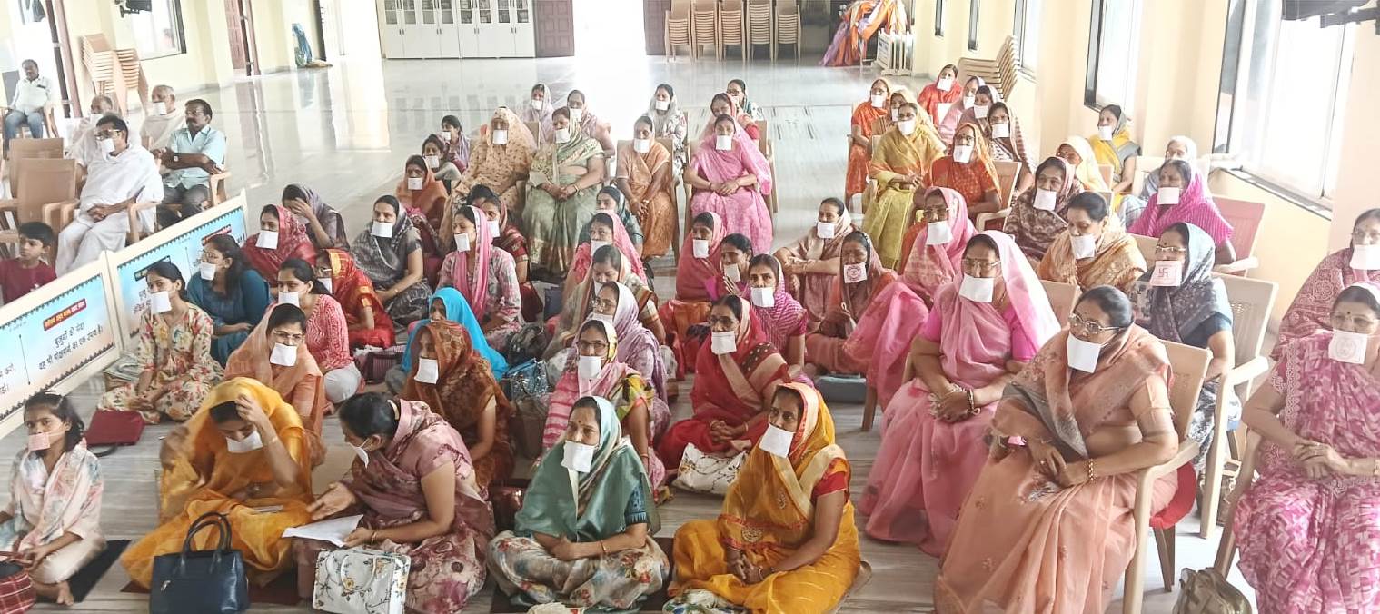 महासती निर्मला जी म.सा ने मानव जीवन पर प्रवचन दिया