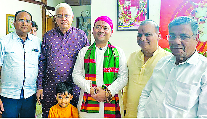 नुमाइश मैदान में गोवत्स फाउंडेशन का भागवत कथा आयोजन