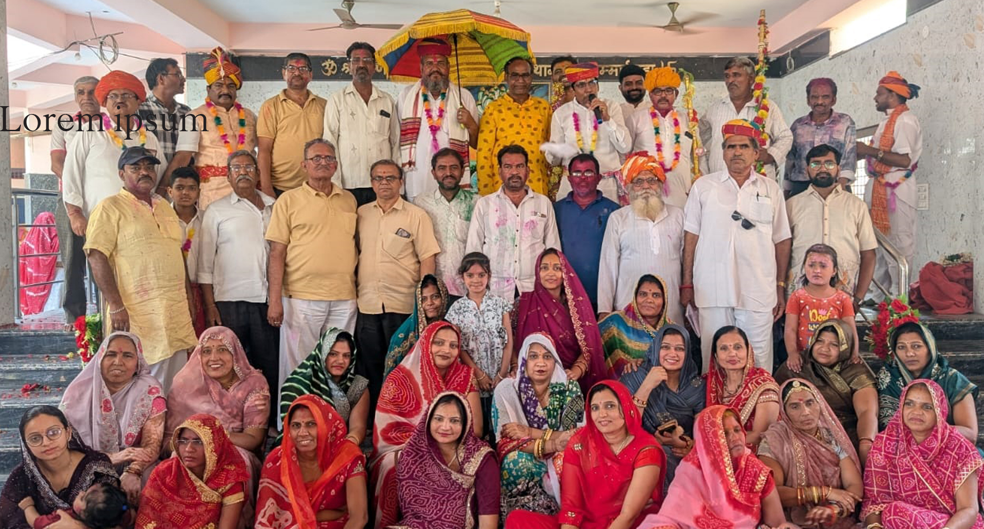 श्री वैष्णव धाम में वैष्णव समाज का होली मिलन कार्यक्रम