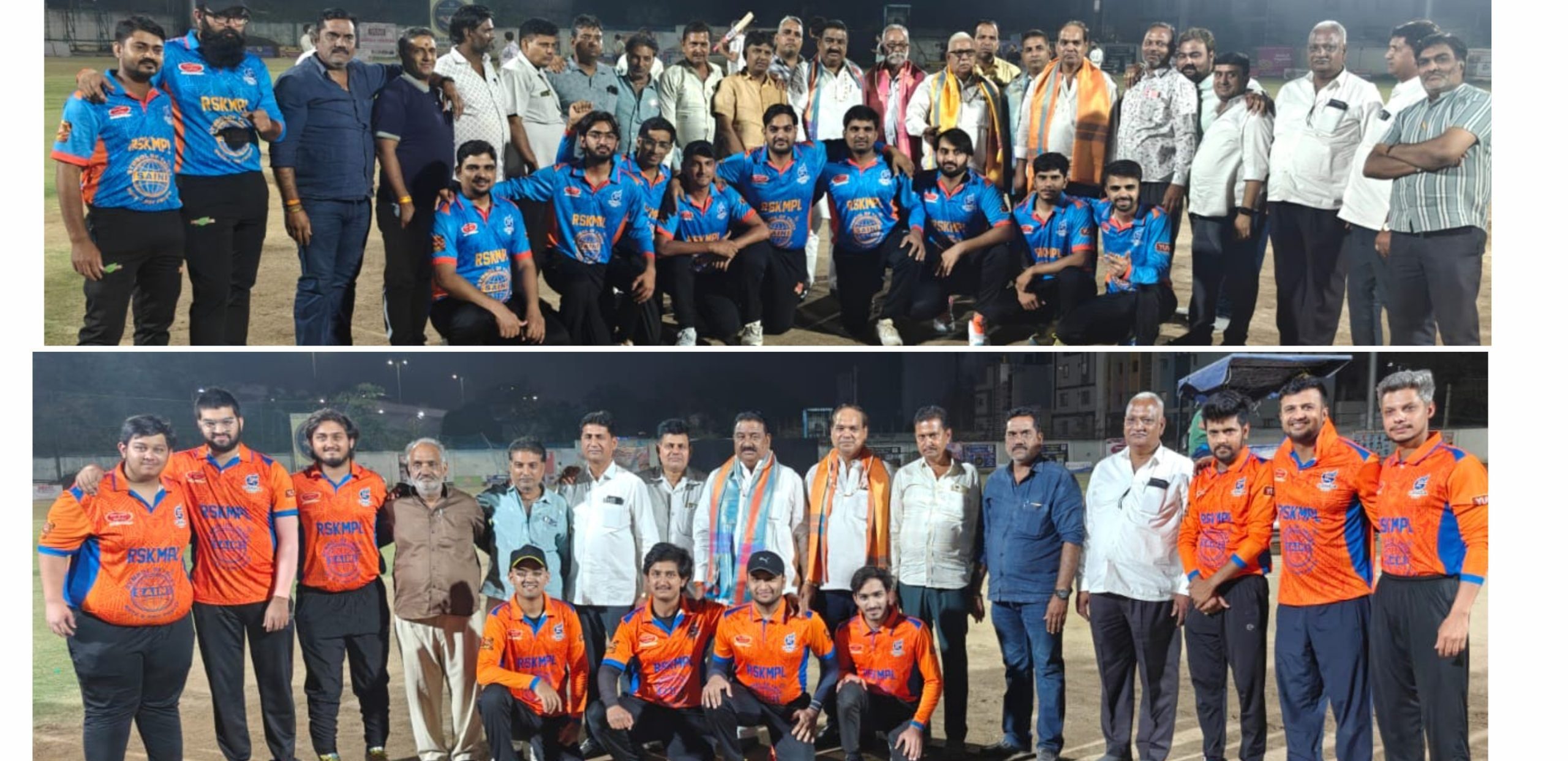 टी-20 क्रिकेट मैच में बल्लेबाजी करते खिलाड़ी